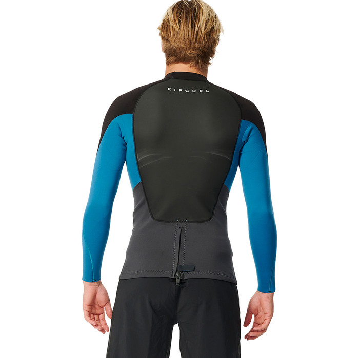 2023 Rip Curl Mens Omega 1.5mm Long Sleeve Wetsuit Jacket 112MWJ - Blue